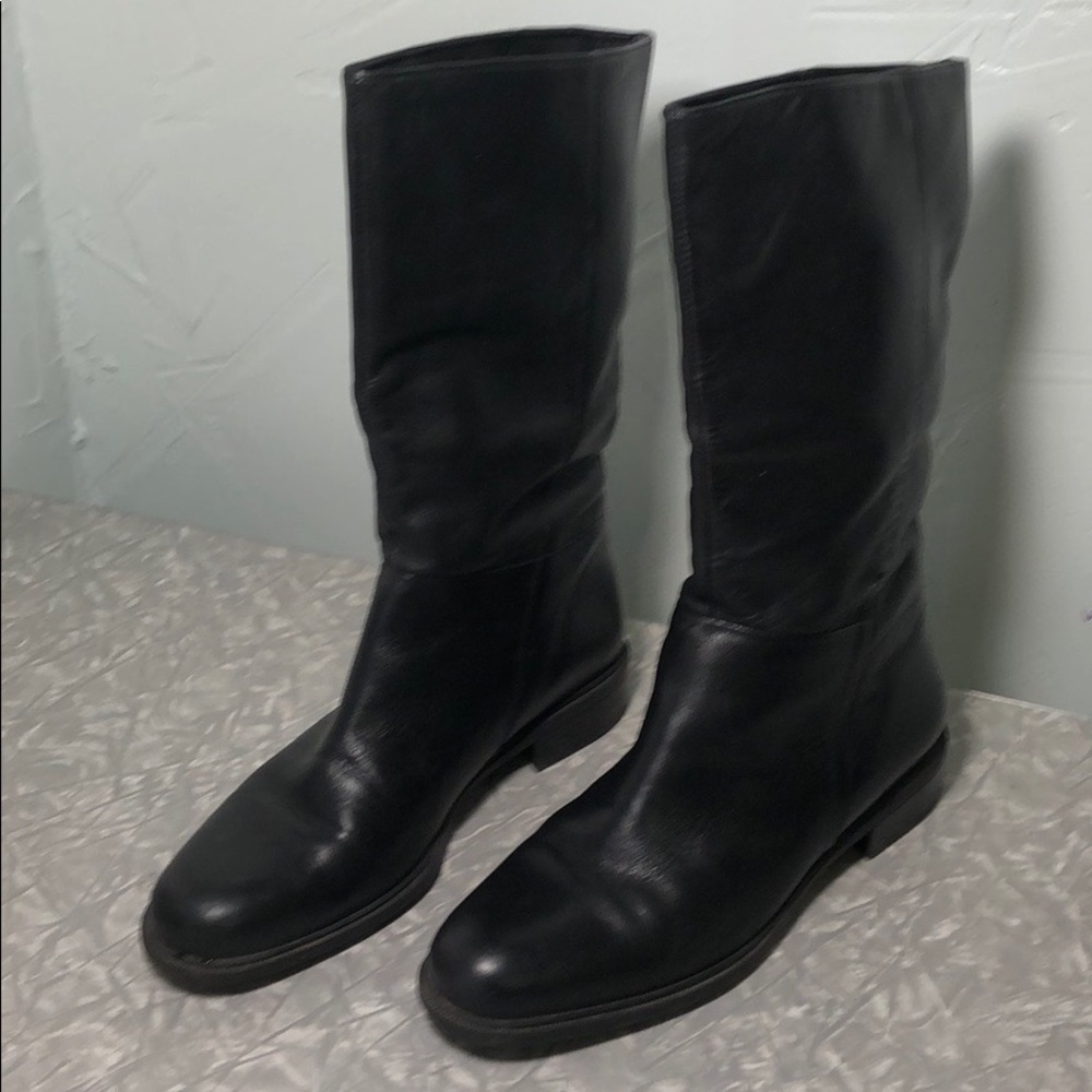 Naturalizer “Caldera” Black Leather Boots 9W